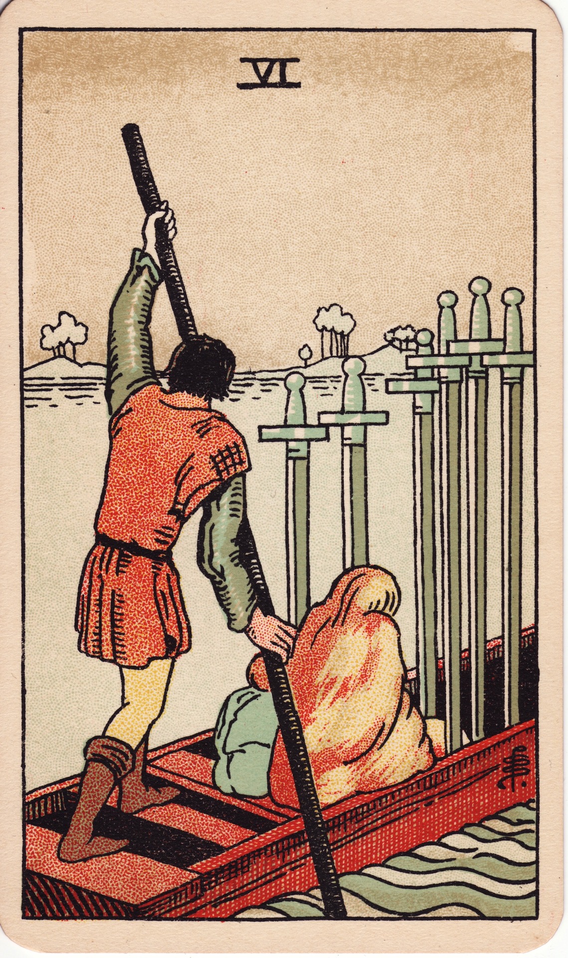 Six of Swords tarot card
